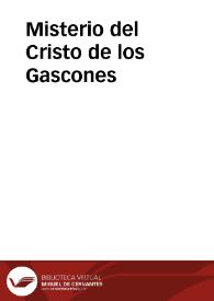 Misterio del Cristo de los Gascones (2007) / dramaturgia y dirección Ana Zamora, producido por Nao d'amores con la colaboración de Fundación Teatro de la Abadía y Juntas de Cofradías de la Semana Santa de Segovia | Biblioteca Virtual Miguel de Cervantes