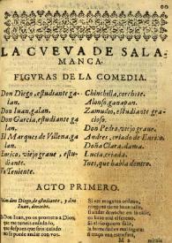 La cueva de Salamanca | Biblioteca Virtual Miguel de Cervantes
