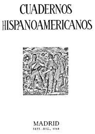 Cuadernos Hispanoamericanos. Núm. 5-6, septiembre-diciembre 1948 | Biblioteca Virtual Miguel de Cervantes