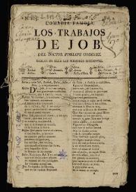 Comedia famosa. Los trabajos de Job / del doctor don Phelipe Godinez | Biblioteca Virtual Miguel de Cervantes