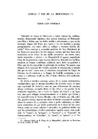 Lengua y ser de la hispanidad / Pedro Laín Entralgo | Biblioteca Virtual Miguel de Cervantes