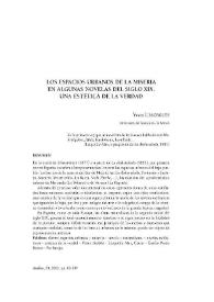 Los espacios urbanos de la miseria en algunas novelas del siglo XIX. Una estética de la verdad / Yvan Lissorgues | Biblioteca Virtual Miguel de Cervantes