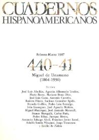 Cuadernos Hispanoamericanos. Núm. 440-441, febrero-marzo 1987 | Biblioteca Virtual Miguel de Cervantes