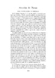 Los católicos y Ortega / Pedro Laín Entralgo | Biblioteca Virtual Miguel de Cervantes