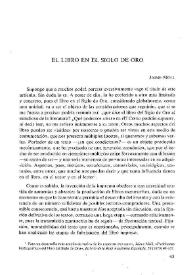 El libro en el Siglo de Oro / Jaime Moll | Biblioteca Virtual Miguel de Cervantes
