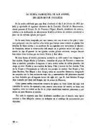 La iglesia parroquial de San Andrés, en Cizur-Mayor (Navarra) / Francisco Íñiguez Almech | Biblioteca Virtual Miguel de Cervantes