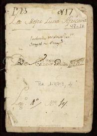 La luna africana / obra escrita en colaboración entre Luis Belmonte Bermúdez, Luis Vélez de Guevara, Juan Vélez de Guevara, Alfonso Alfaro, Agustín Moreto, Antonio Martínez de Meneses, Antonio Sigler de Huerta, Jerónimo de Cáncer y Pedro Rosete ; Juan Matas Caballero y Óscar García Fernández (eds.) | Biblioteca Virtual Miguel de Cervantes
