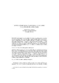 Poética posmoderna transversal a las artes y la literatura : "línea clara" / Antonio Arroyo Almaraz | Biblioteca Virtual Miguel de Cervantes