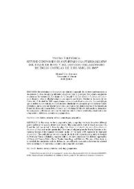 Teatro y retórica. Estudio comparado de "Don Álvaro o la fuerza del sino" del Duque de Rivas y del discurso parlamentario de Emilio Castelar de 12 de abril de 1869 / Manuel Cifo González | Biblioteca Virtual Miguel de Cervantes