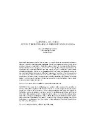 La poética del toreo  : acción y escritura en la representación taurina / José Luis Martínez-Dueñas | Biblioteca Virtual Miguel de Cervantes