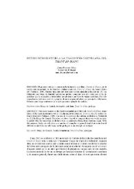 Estudi introductori a la traducció castellana del "Tirant lo Blanc" / Anna Francés Mira | Biblioteca Virtual Miguel de Cervantes