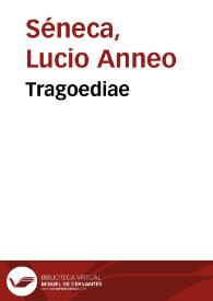 Tragoediae | Biblioteca Virtual Miguel de Cervantes