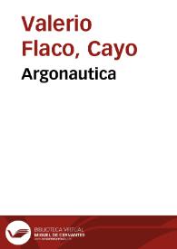 Argonautica | Biblioteca Virtual Miguel de Cervantes