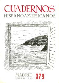 Cuadernos Hispanoamericanos. Núm. 379, enero 1982 | Biblioteca Virtual Miguel de Cervantes
