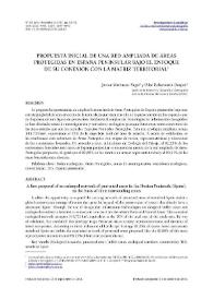 Propuesta inicial de una red ampliada de áreas protegidas en España peninsular bajo el enfoque de su conexión con la matriz territorial / Javier Martínez-Vega y Pilar Echavarría Daspet | Biblioteca Virtual Miguel de Cervantes