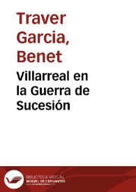 Villarreal en la Guerra de Sucesión | Biblioteca Virtual Miguel de Cervantes