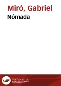 Nómada | Biblioteca Virtual Miguel de Cervantes