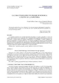 La caracterización del paisaje de Menorca a través de la toponimia / Antoni Ordinas Garau y Jaume Binimelis Sebastián | Biblioteca Virtual Miguel de Cervantes