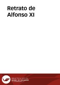 Retrato de Alfonso XI | Biblioteca Virtual Miguel de Cervantes
