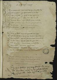 [Cançoner català Biblioteca de Catalunya. Ms. 9] | Biblioteca Virtual Miguel de Cervantes