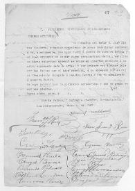 [Carta donde suplican a Francisco I. Madero ordene la libertad de José Flores Alatorre. San Buenaventura (Chihuahua), 3 de marzo de 1911] | Biblioteca Virtual Miguel de Cervantes