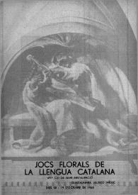 Jocs Florals de la Llengua Catalana. Any CXI de llur restauració, dies 18 i 19 d'octubre de 1969 | Biblioteca Virtual Miguel de Cervantes