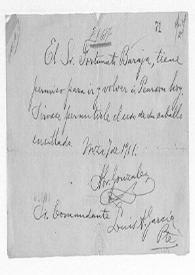 [Comunicado de Abraham González a Luis A. García. 7 de marzo de 1911] | Biblioteca Virtual Miguel de Cervantes