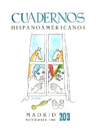 Cuadernos Hispanoamericanos. Núm. 203, noviembre 1966 | Biblioteca Virtual Miguel de Cervantes