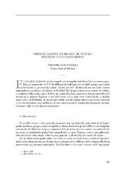 Vidas de santos en manos de nobles: mecenas y coleccionistas / Fernando Baños Vallejo | Biblioteca Virtual Miguel de Cervantes