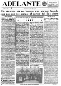 Adelante : Órgano del Partido Socialista Obrero [Español] (México, D. F.). Año I, núm. 6, 1 de mayo de 1942 | Biblioteca Virtual Miguel de Cervantes