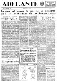 Adelante : Órgano del Partido Socialista Obrero [Español] (México, D. F.). Año I, núm. 8, 15 de mayo de 1942 | Biblioteca Virtual Miguel de Cervantes