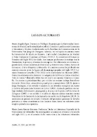 Anales de Literatura Española, núm. 23 (2011). Las/los autoras/es | Biblioteca Virtual Miguel de Cervantes