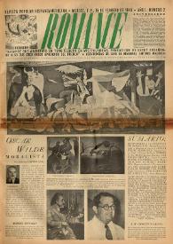 Romance : Revista Popular Hispanoamericana. Año I, núm. 2, 15 de febrero de 1940 | Biblioteca Virtual Miguel de Cervantes