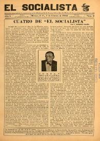 El Socialista (México D. F.). Año I, núm. 2, 1 de febrero de 1942 | Biblioteca Virtual Miguel de Cervantes