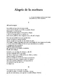 Alegría de la escritura / Fernando Quiñones | Biblioteca Virtual Miguel de Cervantes