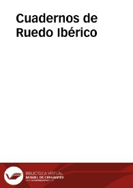 Cuadernos de Ruedo Ibérico | Biblioteca Virtual Miguel de Cervantes