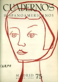 Cuadernos Hispanoamericanos. Núm. 75, marzo 1956 | Biblioteca Virtual Miguel de Cervantes