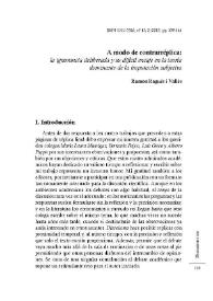 A modo de contrarréplica: "la ignorancia deliberada y su difícil encaje en la teoría dominante de la imputación subjetiva" / Ramon Ragués i Vallès | Biblioteca Virtual Miguel de Cervantes