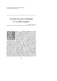 "La Señora Peregrina" as Mediatrix in "La ilustre fregona" / Christina H. Lee | Biblioteca Virtual Miguel de Cervantes