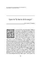 Space in “La fuerza de la sangre” / Salvador J. Fajardo | Biblioteca Virtual Miguel de Cervantes