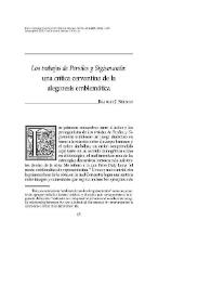 "Los trabajos de Persiles y Sigismunda" : una crítica cervantina de la alegoresis emblemática / Bradley J. Nelson | Biblioteca Virtual Miguel de Cervantes