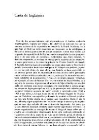 Carta de Inglaterra / Jordi Doce | Biblioteca Virtual Miguel de Cervantes