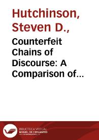 Counterfeit Chains of Discourse: A Comparison of Citation in Cervantes' Casamiento / Coloquio and in Islamic Hadith / Steven Hutchinson | Biblioteca Virtual Miguel de Cervantes