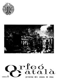 Orfeó Català : portaveu dels catalans de Mèxic. Núm. 11, febrero de 1963 | Biblioteca Virtual Miguel de Cervantes