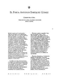El poeta Antonio Enríquez Gómez / Carlos de la Rica | Biblioteca Virtual Miguel de Cervantes