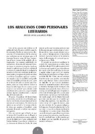 Los araucanos como personajes literarios / Miguel Ángel Auladell Pérez | Biblioteca Virtual Miguel de Cervantes