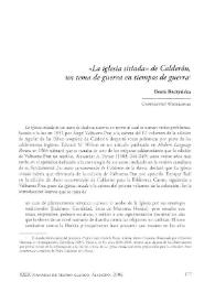 "La Iglesia sitiada" de Calderón, un tema de guerra en tiempos de guerra / Beata Baczyńska | Biblioteca Virtual Miguel de Cervantes