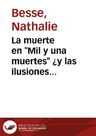 La muerte en "Mil y una muertes" ¿y las ilusiones perdidas de Sergio Ramírez? / Nathalie Besse | Biblioteca Virtual Miguel de Cervantes