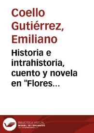 Historia e intrahistoria, cuento y novela en "Flores oscuras" (2013), de Sergio Ramírez / Emiliano Coello Gutiérrez | Biblioteca Virtual Miguel de Cervantes