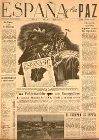 España y la paz. Año II, núm. 18, 15 de agosto de 1952 | Biblioteca Virtual Miguel de Cervantes
